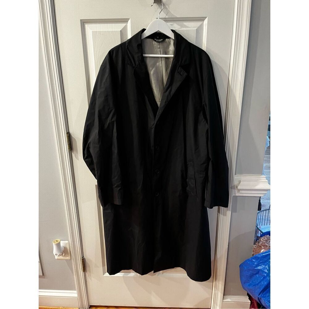 Jos. A. Bank Black Men's Single-Breasted Raincoat